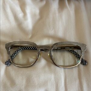 Stylish Silver and Black Glasses